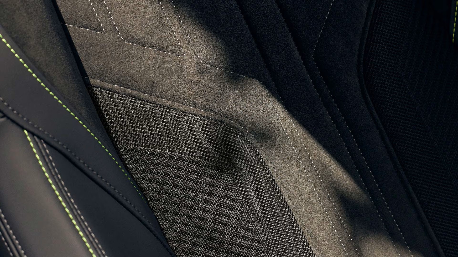 Close up picture of the Peugeot 308 seat material