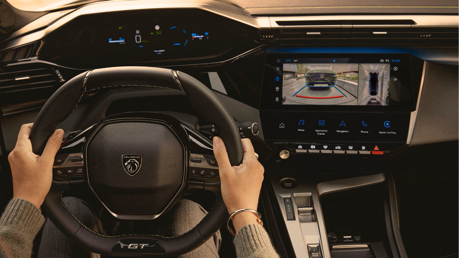 Interior picture of the Peugeot 408